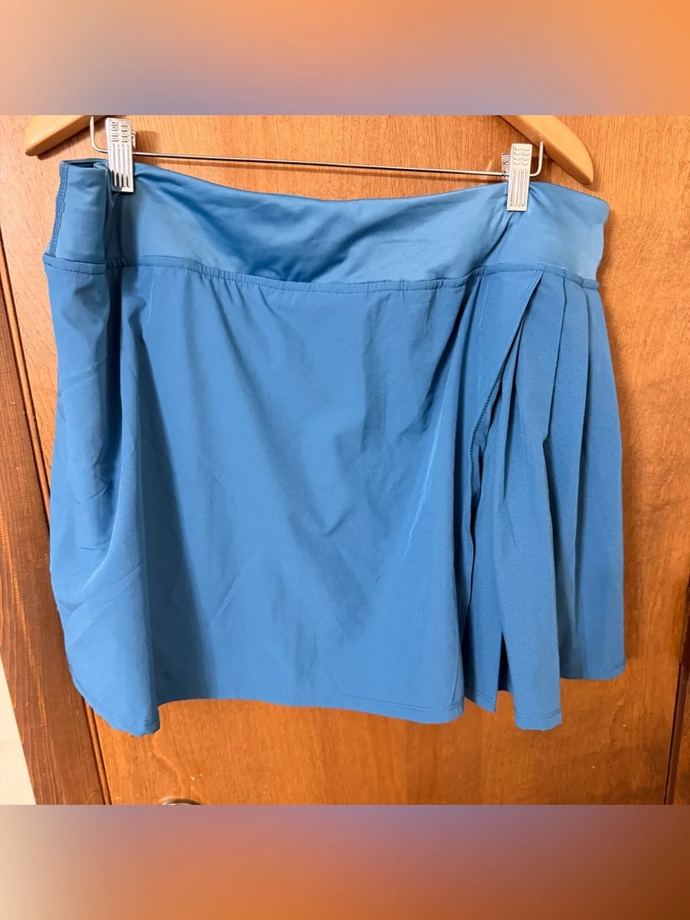 Crane Women’s XL Blue Athletic Skort Pull-On Elastic Waist Solid Short